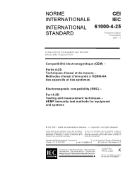 IEC 61000-4-25:2001