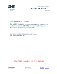 UNE-EN IEC 62271-212:2023
