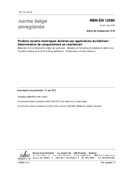 NBN EN 12090:2013