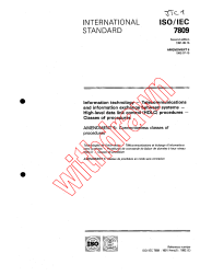 ISO/IEC 7809:1991/AMD5:1991
