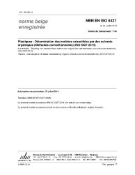 NBN EN ISO 6427:2014