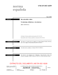 UNE-EN ISO 16559:2015
