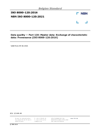 NBN ISO 8000-120:2021