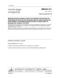NBN EN 1811:2011