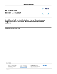 NBN EN 16449:2014