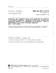 NBN EN ISO 11127-3:1997