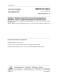 NBN EN ISO 4892-3:2013