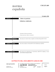 UNE-EN 309:2006 (R2020)