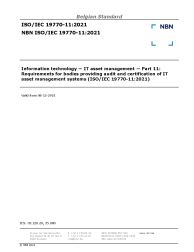 NBN ISO/IEC 19770-11:2021