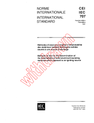 IEC 60707:1981