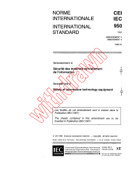 IEC 60950:1991/AMD4:1996