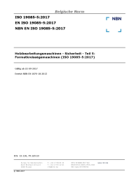 NBN EN ISO 19085-5:2017