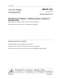 NBN EN 1303:2015