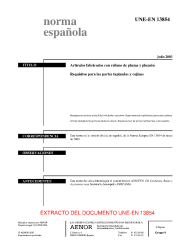 UNE-EN 13854:2003 (R2008)