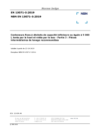 NBN EN 13071-3:2019