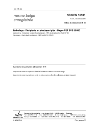 NBN EN 16593:2014