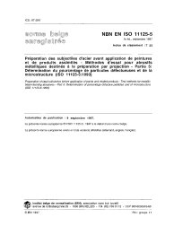 NBN EN ISO 11125-5:1997