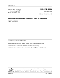 NBN EN 12999:2011