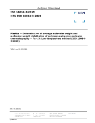 NBN ISO 16014-3:2021