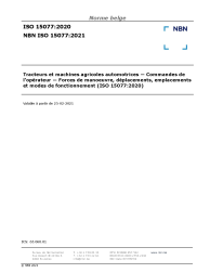 NBN ISO 15077:2021
