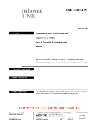 UNE 135401-4:2003 IN (R2022)