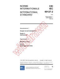 IEC 60127-2:2003/AMD1:2003