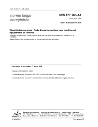 NBN EN 1265+A1:2009