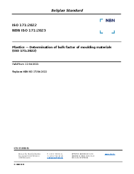 NBN ISO 171:2023