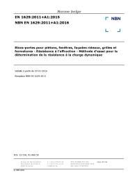 NBN EN 1629:2011+A1:2016