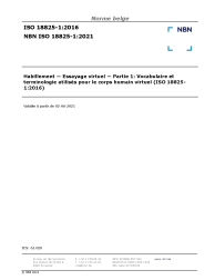 NBN ISO 18825-1:2021