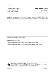 NBN EN ISO 4017:2001