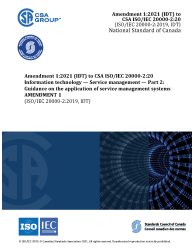 CSA ISO/IEC 20000-2:20/A1:21 (R2025)