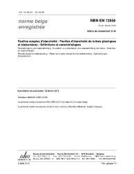 NBN EN 13956:2013