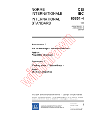 IEC 60851-4:1996/AMD2:2005