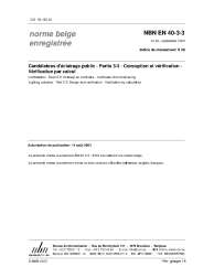NBN EN 40-3-3:2003