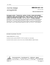 NBN EN 4531-101:2012