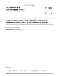NBN EN 13146-9:2020