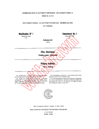 IEC 60086-1:1976/AMD1:1978