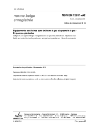 NBN EN 13611+A2:2011