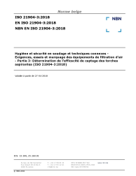 NBN EN ISO 21904-3:2018