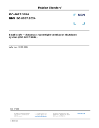 NBN ISO 6017:2024