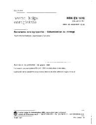 NBN EN 1416:1997