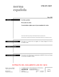 UNE-EN 13619:2003 (R2019)