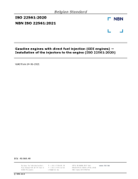 NBN ISO 22561:2021