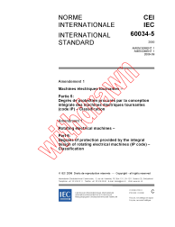 IEC 60034-5:2000/AMD1:2006