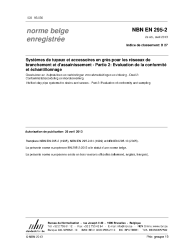 NBN EN 295-2:2013