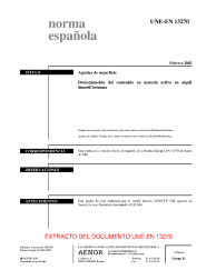 UNE-EN 13270:2002 (R2015)