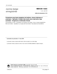 NBN EN 14203:2004