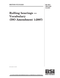 BS ISO 5593:1997/A1:2007