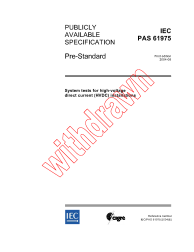 IEC PAS 61975:2004